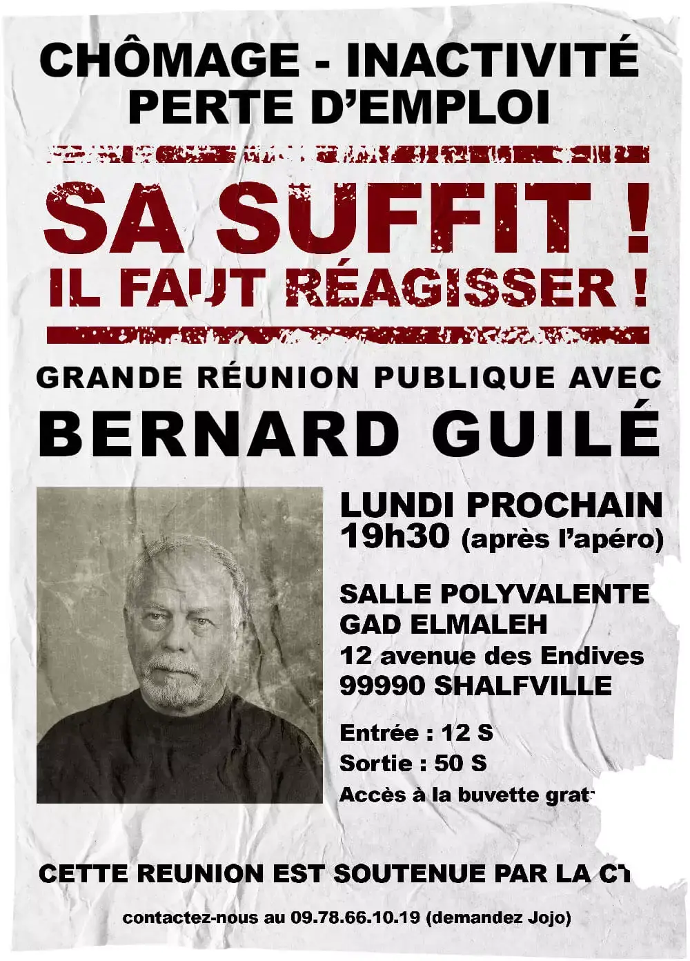 Affiche réunion CTG
